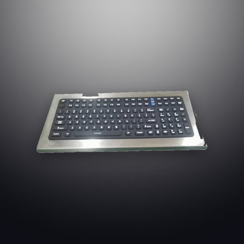D-8633 IP66 124 tuşlu aydınlatmalı silikon endüstriyel klavye