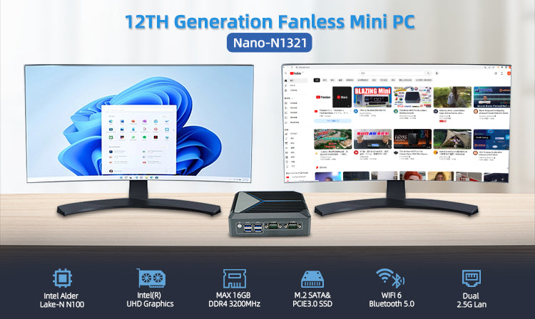 IWILL N1321 Endüstriyel Mini PC
