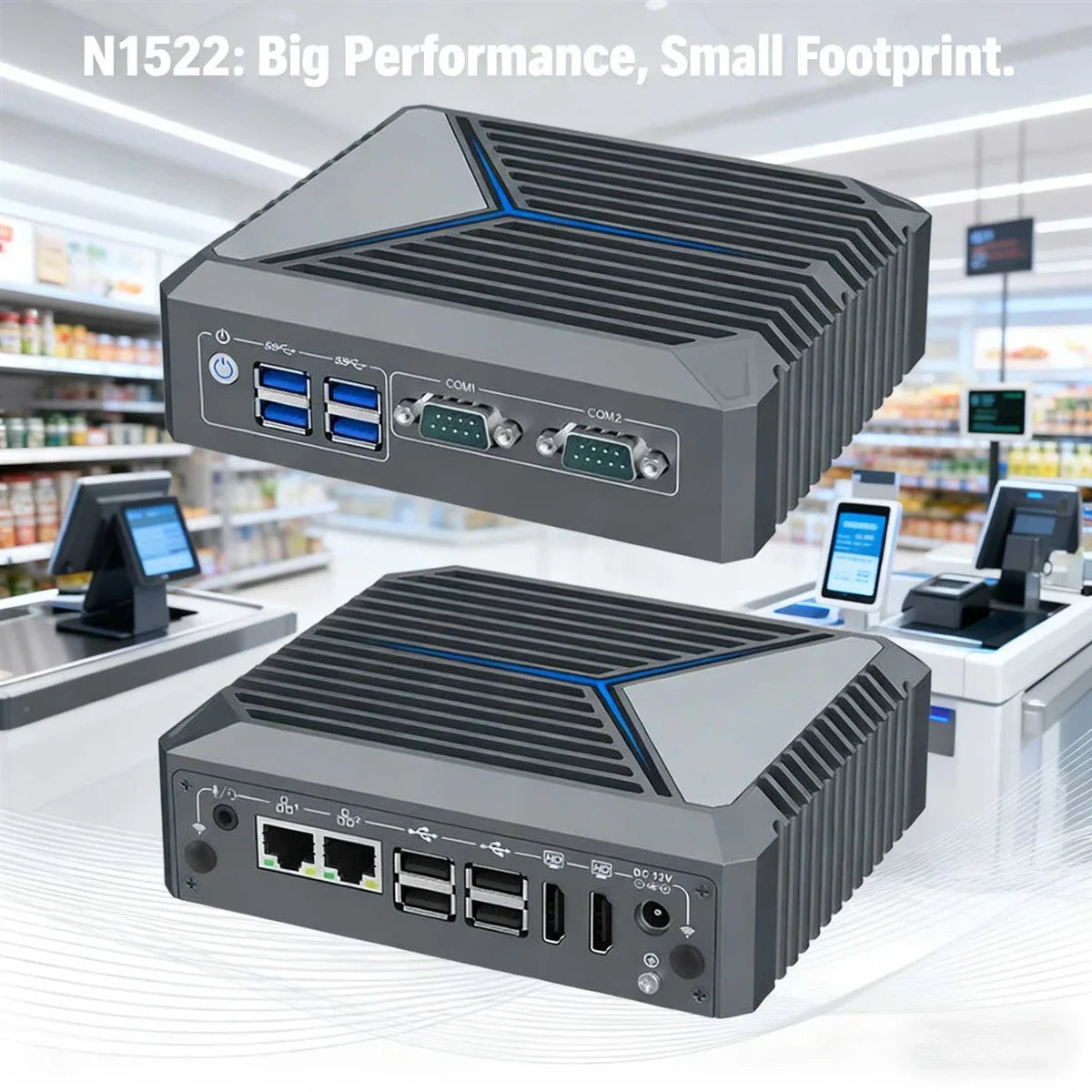 IWILL N1522 Endüstriyel Mini PC