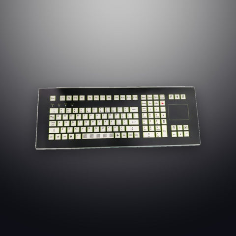 D-1605C IP68 109 tuşlu touchpad silikon endüstriyel klavye