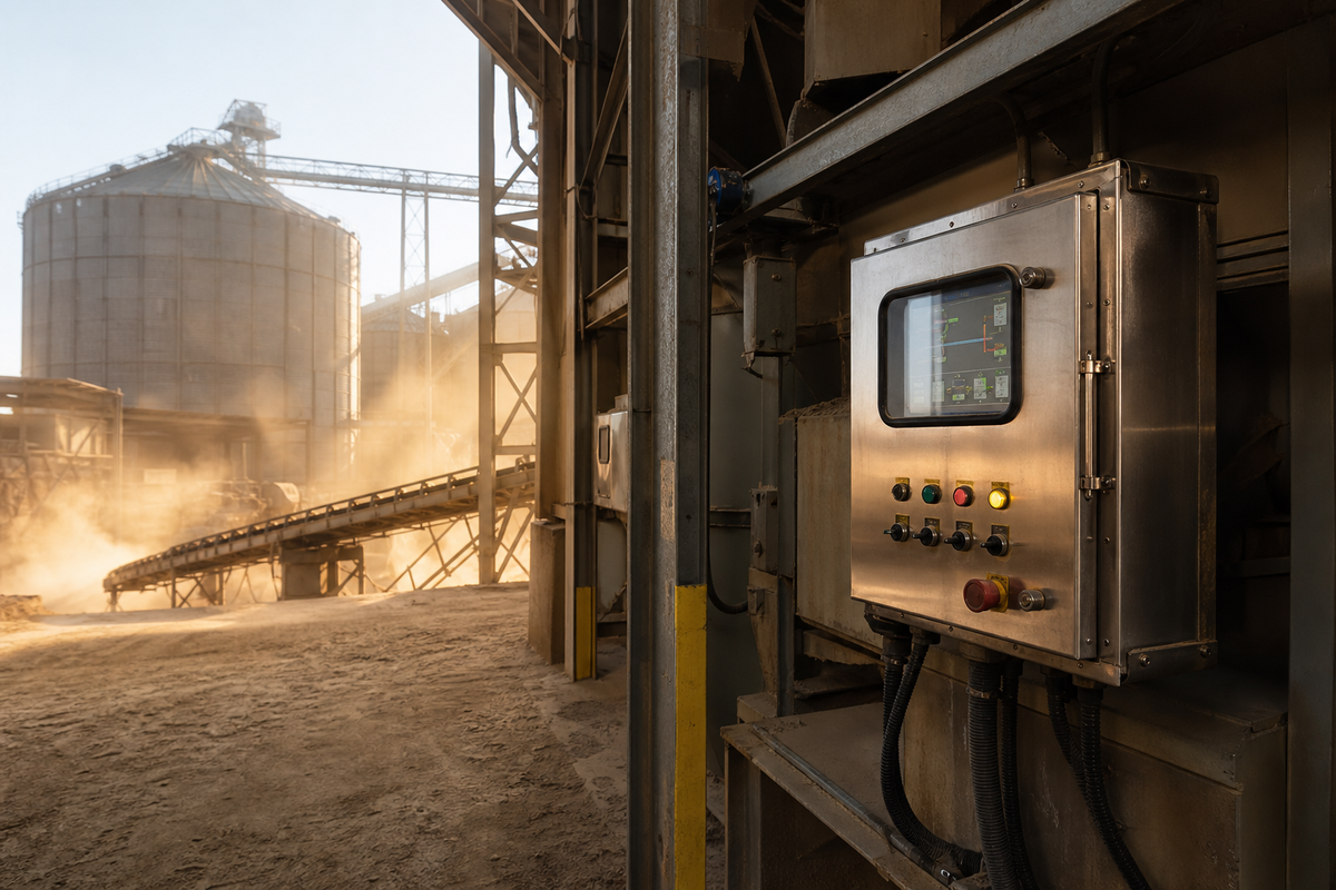 Tahıl, Un ve Tozlu Proseslerde Exproof HMI: Gaz Değil, Toz Zone’ları