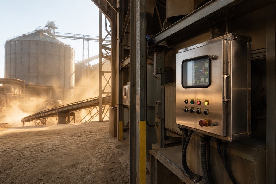 Tahıl, Un ve Tozlu Proseslerde Exproof HMI: Gaz Değil, Toz Zone’ları