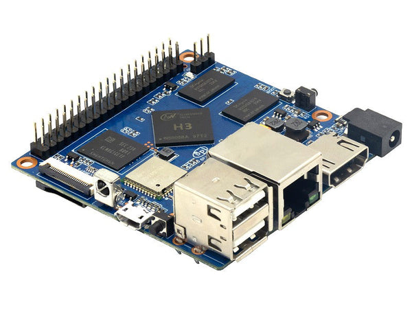 Banana Pi BPI-M2+ (H3) Tek Kart Bilgisayar (SBC) – 1GB RAM + 8GB eMMC – 1