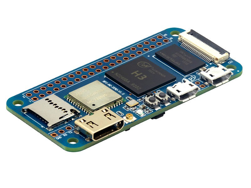 Banana Pi BPI-M2 Zero Tek Kart Bilgisayar (SBC) – 512MB RAM – 1
