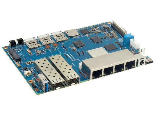 Banana Pi BPI-R4-4E Router Kartı (PoE Destekli)