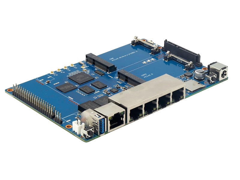 Banana Pi BPI-R64 Router Kartı – 1GB RAM + 8GB eMMC – 1