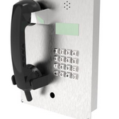 IP65 Vandala Dayanıklı SIP Telefon – Paslanmaz Çelik, LCD, Gömme Montaj