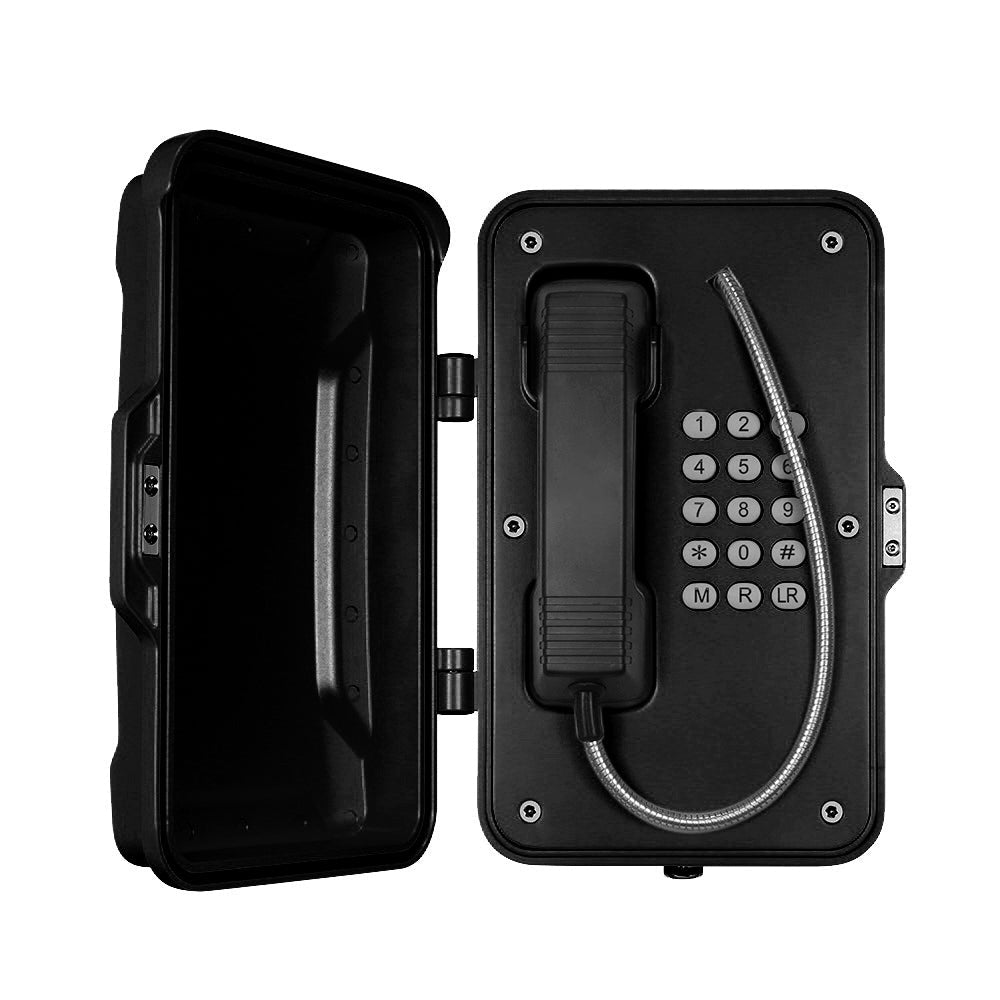 IP67 Kapaklı Endüstriyel SIP Telefon – Alüminyum Döküm, IK10