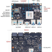 Banana Pi BPI-M7 Tek Kart Bilgisayar (SBC) – 8GB RAM + 64GB eMMC – 2