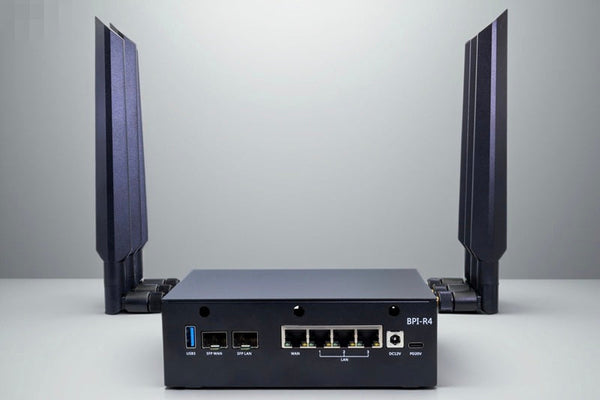 Banana Pi BPI-R4-4E Router Kartı (PoE Destekli) – 4GB RAM + 8GB eMMC – 4