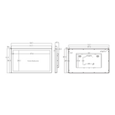 21.5 İnç RK3288 Android Endüstriyel HMI Panel PC– IPS, Alüminyum ön gömmeli