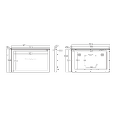 15.6 İnç RK3568 Android Endüstriyel HMI Panel PC– IPS, Alüminyum arka gömmeli