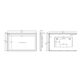 21.5 İnç A133P Android Endüstriyel HMI Panel PC– IPS, Alüminyum arka gömmeli