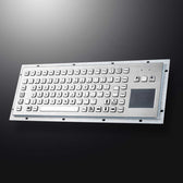 D-8606T IP65 89 tuşlu paslanmaz çelik touchpad'li metal klavye