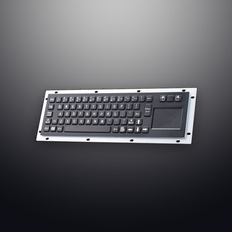 D-8635T-B IP65 3 tuşlu paslanmaz çelik touchpad'li metal klavye