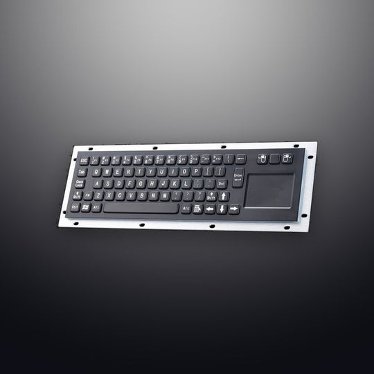 D-8635T-B IP65 3 tuşlu paslanmaz çelik touchpad'li metal klavye