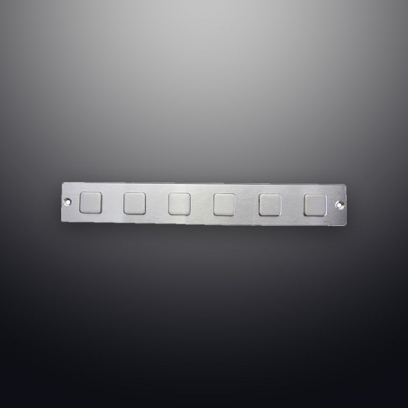 D-8503 IP54 6 tuşlu metal fonksiyon tuş takımı