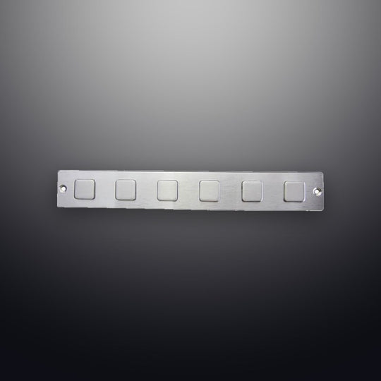 D-8503 IP54 6 tuşlu metal fonksiyon tuş takımı