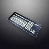 D-1605C IP68 109 tuşlu touchpad silikon endüstriyel klavye