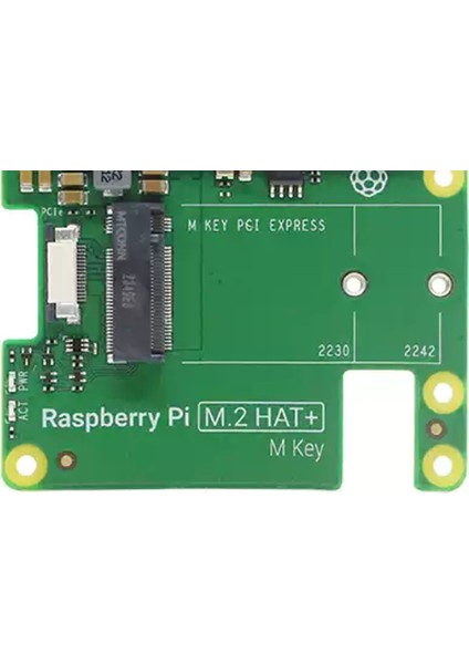 Raspberry Pi 5 M.2 HAT+ PCIe NVMe Genişletme Kiti — Kasa ve Soğutucu Dahil