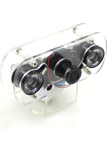 Raspberry Pi 2B/3B+/4B 5 MP IR-CUT Gece Görüş Kamera Kiti — LED + Akrilik Kasa