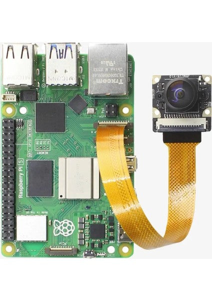 Raspberry Pi 5/4B 8 MP IMX219 CSI Kamera Modülü 160° Süper Geniş Açı