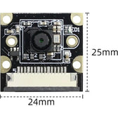 Raspberry Pi 5/4B 8 MP IMX219 CSI Kamera Modülü 77° — Braketli