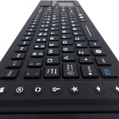 kablosuz silikon touchpad medikal endüstriyel klavye