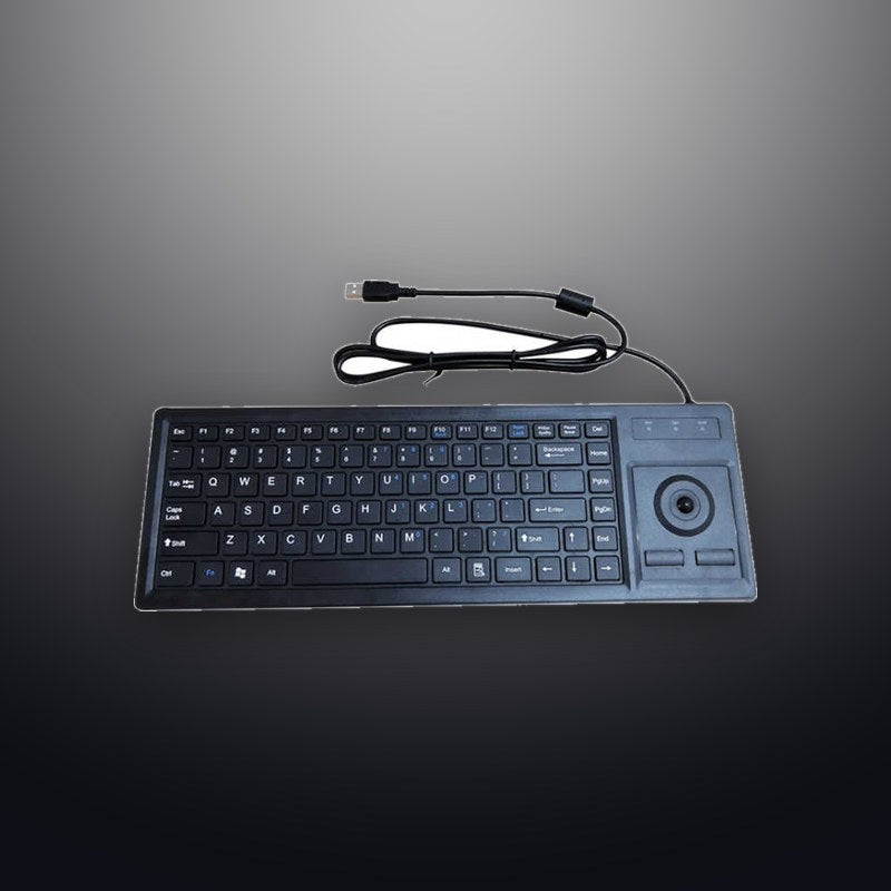 D-87B trackball'lu metal klavye