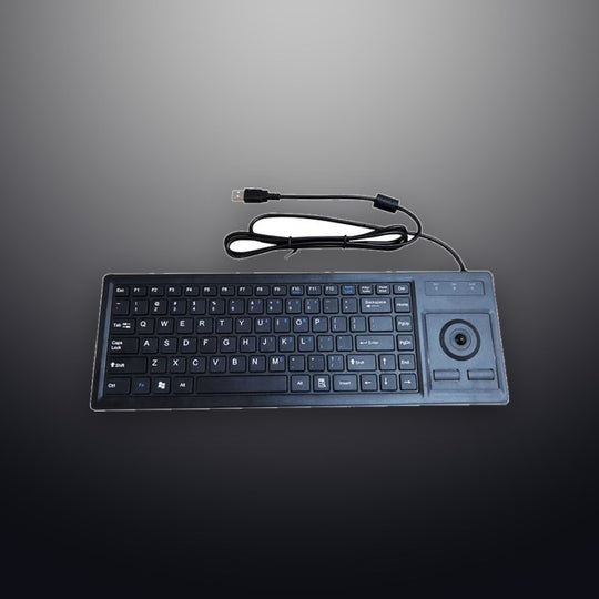 D-87B trackball'lu metal klavye
