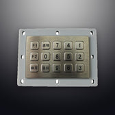 D-8218B IP65 15 tuşlu paslanmaz çelik metal nümerik tuş takımı
