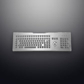 D-8605 DESK IP65 106 tuşlu paslanmaz çelik trackball metal nümerik tuş takımı