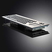 D-8608B IP65 2 tuşlu paslanmaz çelik touchpad'li metal klavye