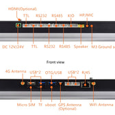 10.1 İnç A133P Android Endüstriyel HMI Panel PC – IPS Panel, 2x Dahili Hoparlör, Geniş Çerçeveli ABS Gövde
