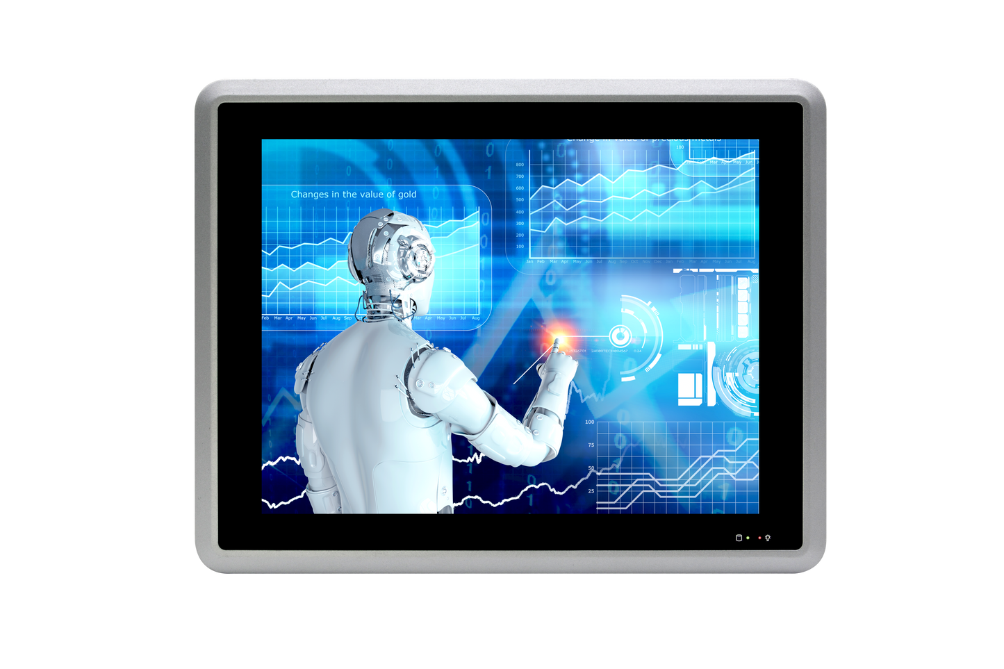 10.4 İnç Intel Core i5 Fanless Endüstriyel Windows HMI Panel PC – IP65, HDMI + DP