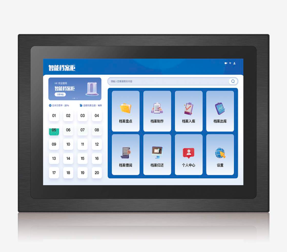 10.1 İnç RK3568 Android Industrial HMI Panel PC – 500 Nits IPS Touch, RS232/RS485 Seri Port, PoE Destekli