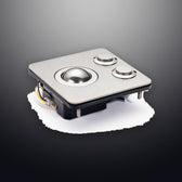 D-8338 IP54 2 tuşlu paslanmaz çelik endüstriyel trackball