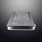 D-8688-QRS IP66 2 tuşlu touchpad medikal silikon endüstriyel klavye