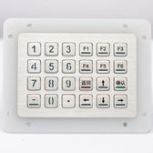 D-89138 IP65 24 tuşlu aydınlatmalı metal nümerik tuş takımı