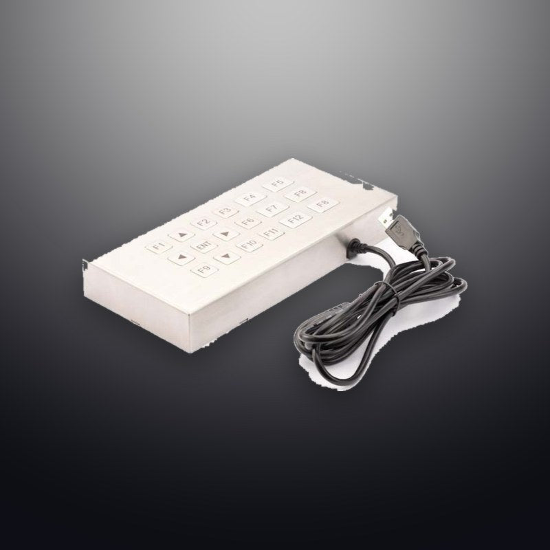 D-8206 DESK IP65 18 tuşlu vandal dayanımlı paslanmaz çelik metal nümerik tuş takımı