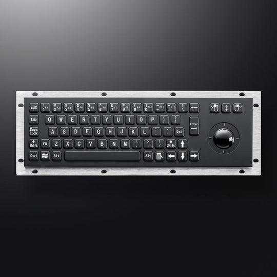 D-8635G-B IP65 68 tuşlu paslanmaz çelik endüstriyel metal klavye