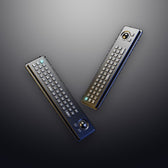 D-87140 IP65 2 tuşlu trackball'lu metal klavye