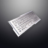 D-8609-1 IP65 84 tuşlu paslanmaz çelik endüstriyel metal klavye