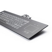 D-8688-QRS IP66 2 tuşlu touchpad medikal silikon endüstriyel klavye