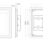 10.1 İnç RK3576S Android Industrial HMI Panel PC– 500 Nits IPS Touch, RS232/RS485 Seri Port, PoE Destekli