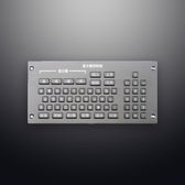 D-8829-59Keys IP54 59 tuşlu aydınlatmalı paslanmaz çelik endüstriyel metal klavye