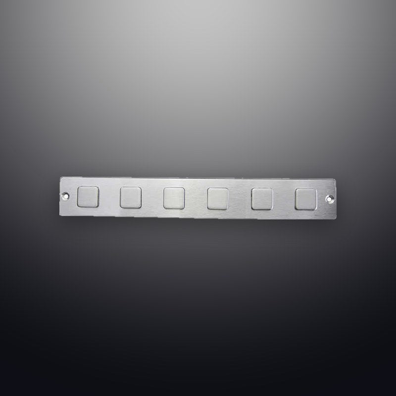 D-8516 IP54 6 tuşlu metal fonksiyon tuş takımı