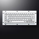 D-8656 IP65 65 tuşlu paslanmaz çelik endüstriyel metal klavye