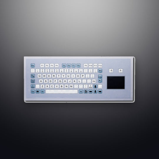 D-8765 IP67 81 tuşlu touchpad medikal silikon endüstriyel klavye