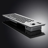 D-8603B IP65 2 tuşlu vandal dayanımlı paslanmaz çelik metal nümerik tuş takımı